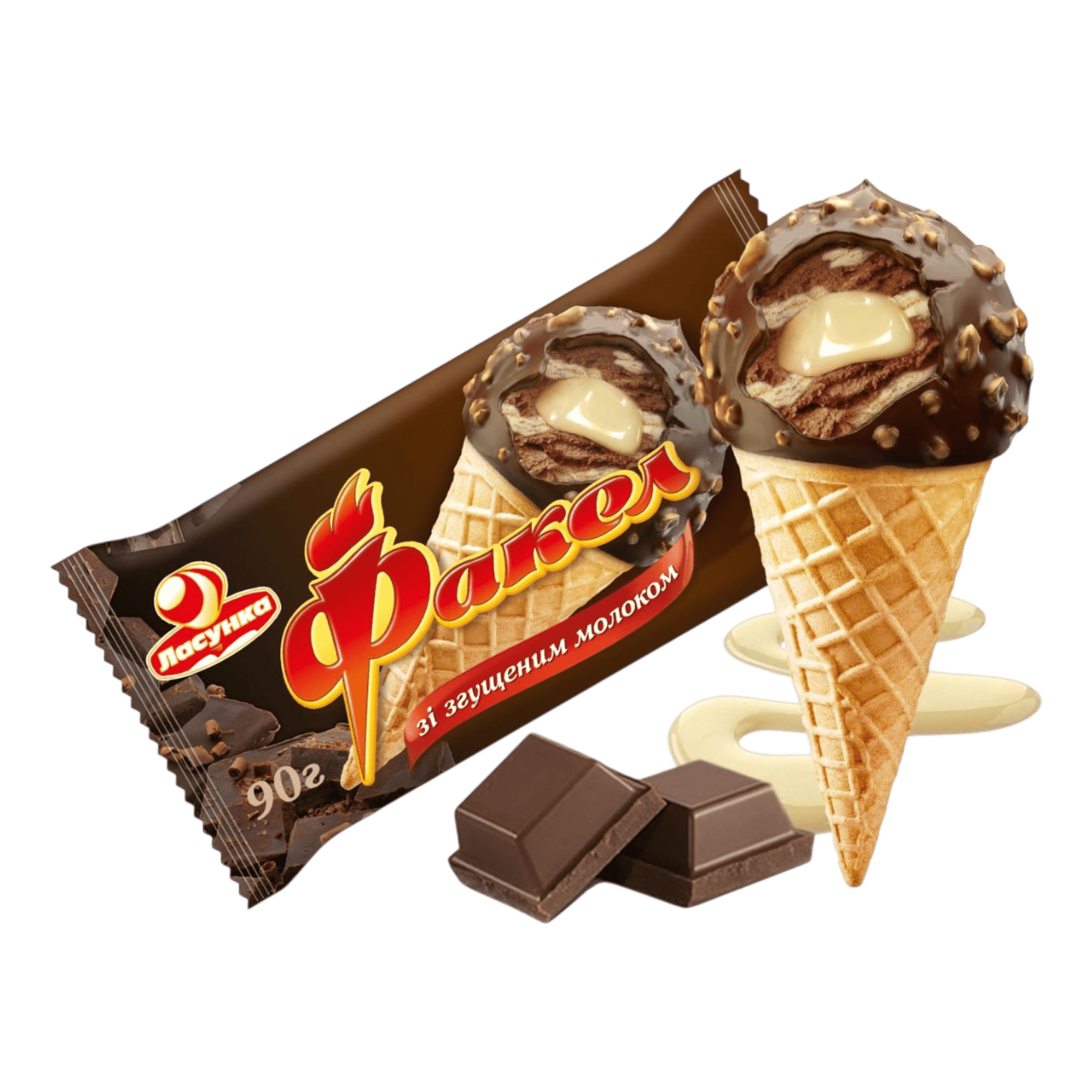 Fakel mit gezuckerter Kondensmilch - 4820012593958