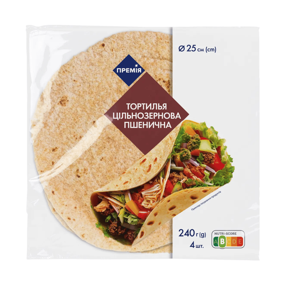 Tortilla de trigo integral - 4823096437248