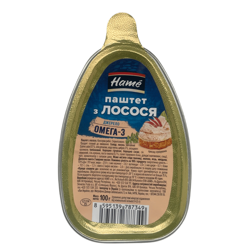 Paté de salmón - 8595139787349