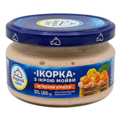 Caviar de capelin et viande de krill