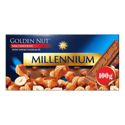 Golden Nut Milk Chocolate With Whole Hazelnuts