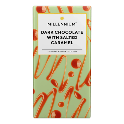 Dark Chocolate with Salted Caramel Filling