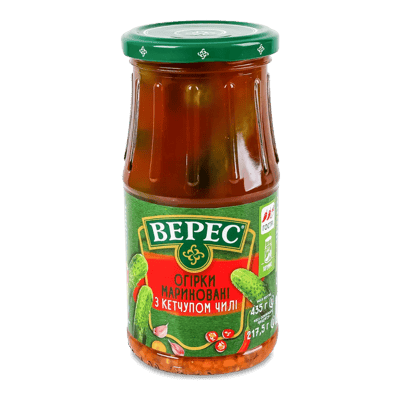 Pickles with Chili Ketchup