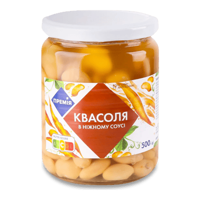 Haricots dans une sauce crémeuse