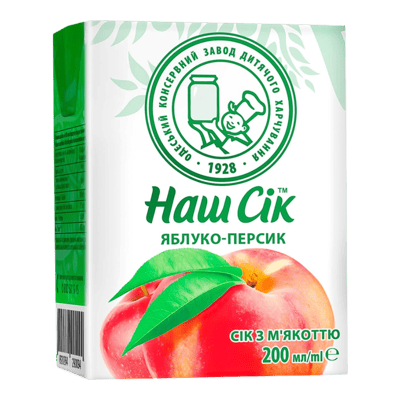 Manzana y melocotón