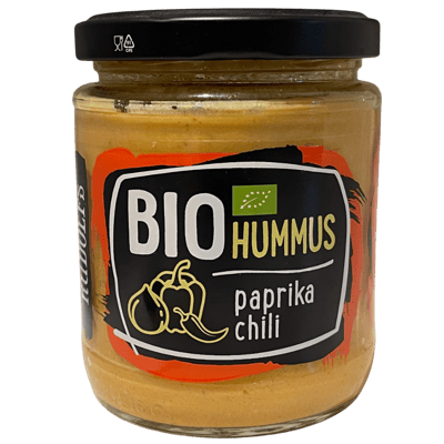 Hummus mit Paprika und Chili