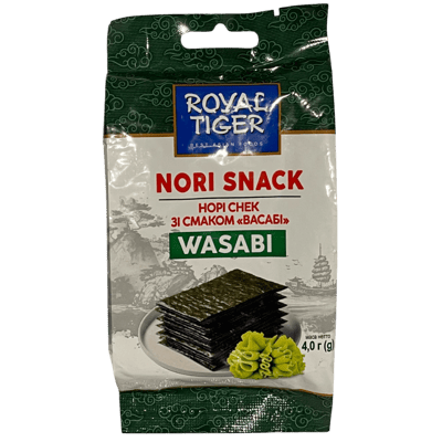 Nori Snack mit Wasabi-Geschmack