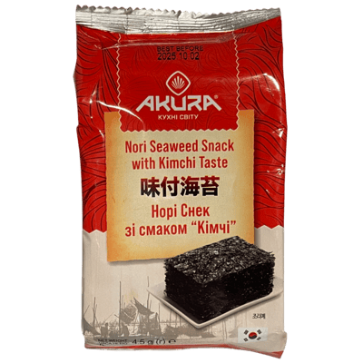 Nori Seaweed Snack with Kimchi Taste